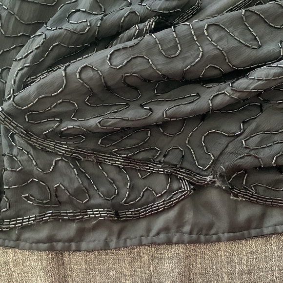 Laurence Kazar Black Pink Beaded Vintage dress - Picture 13 of 13